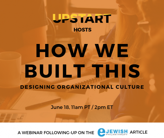 how we built this upstart webinar ejp